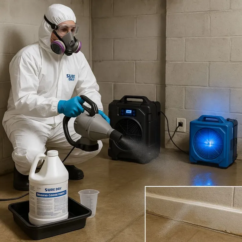 Sanitization and Odor Removal process in Melcher-Dallas, IA